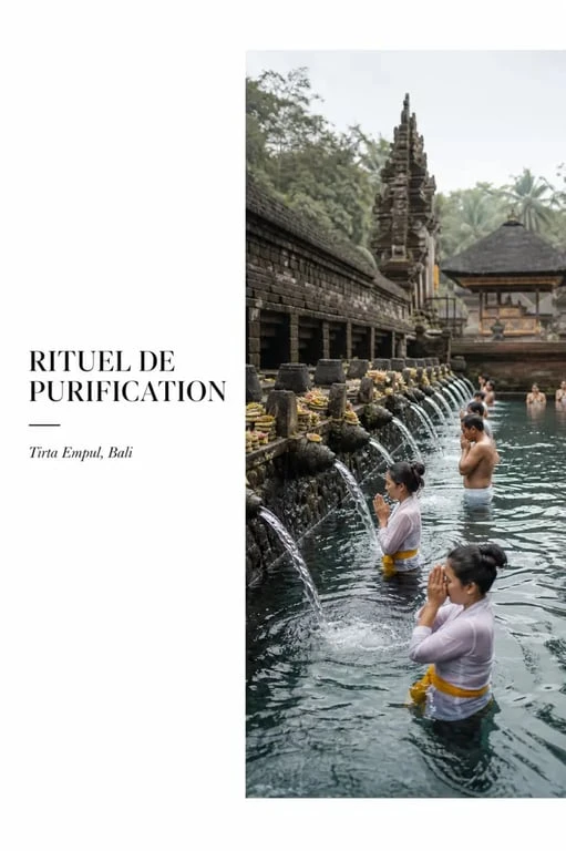 Temples of Bali : Tirta Empul et rituel de purification dans les bassins sacrés