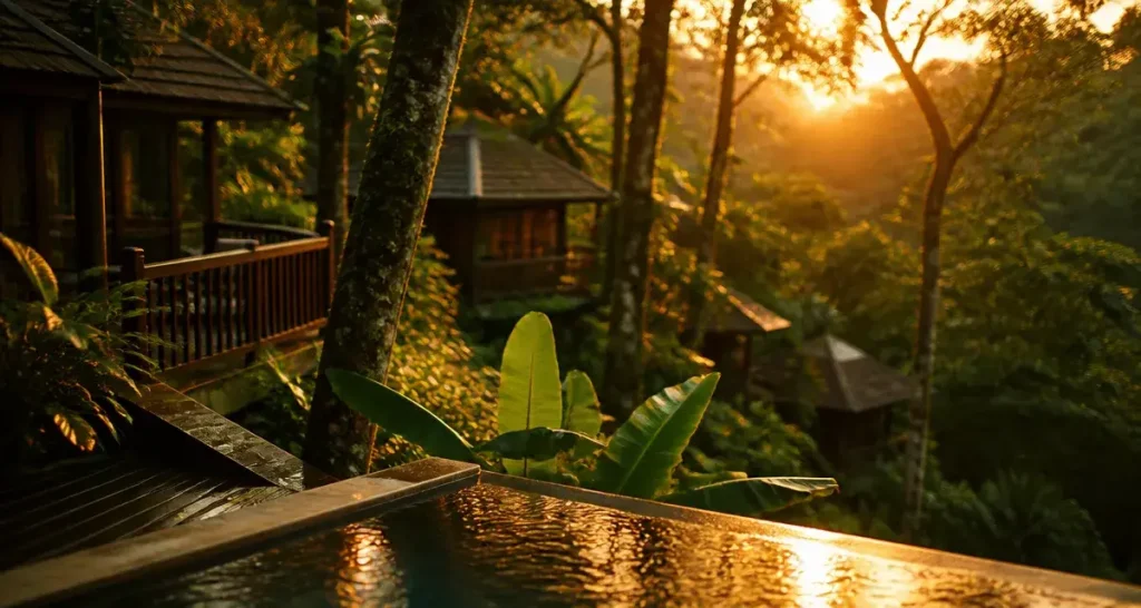 Hotel ubud hanging gardens bali : piscine à débordement et villa privée dans la jungle d’Ubud