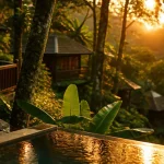 Hotel ubud hanging gardens bali : piscine à débordement et villa privée dans la jungle d’Ubud