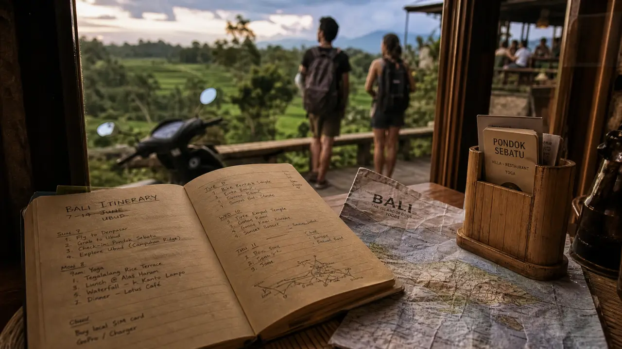 Itinéraire bali : carnet de voyage et carte de Bali à Ubud