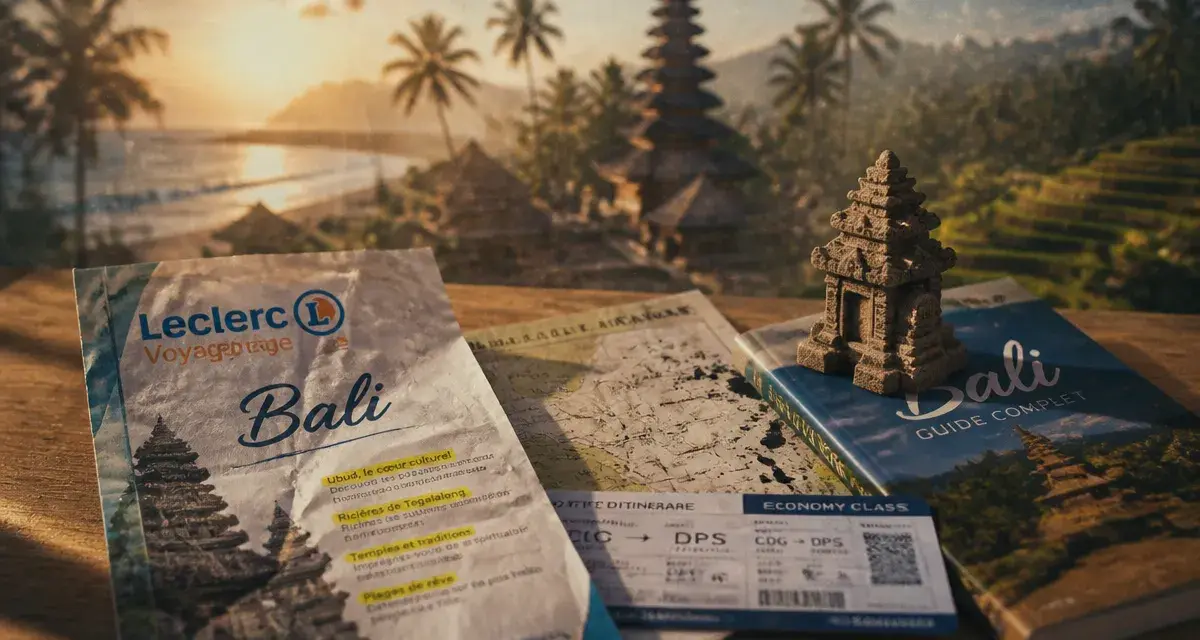 Leclerc voyage bali : brochure et itinéraire, circuit tout inclus 10 jours
