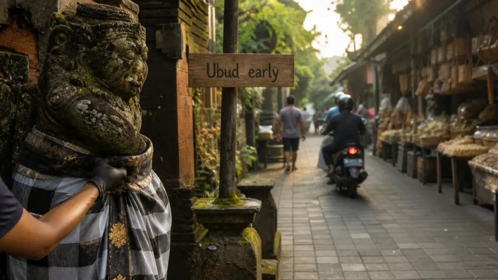 Que faire a ubud bali : lever du jour au marché d’Ubud