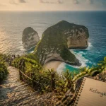 Bali to Nusa Penida day trip : vue Kelingking Beach depuis la falaise