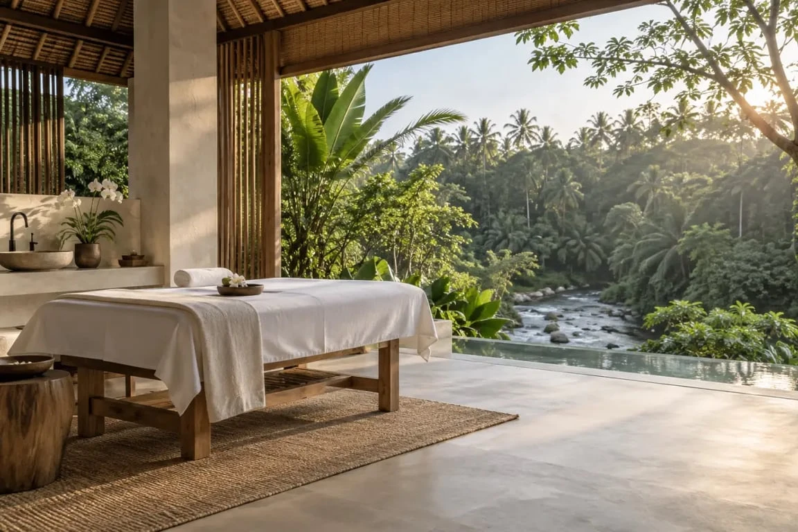 Spa à Bali au cœur de la nature tropicale d’Ubud