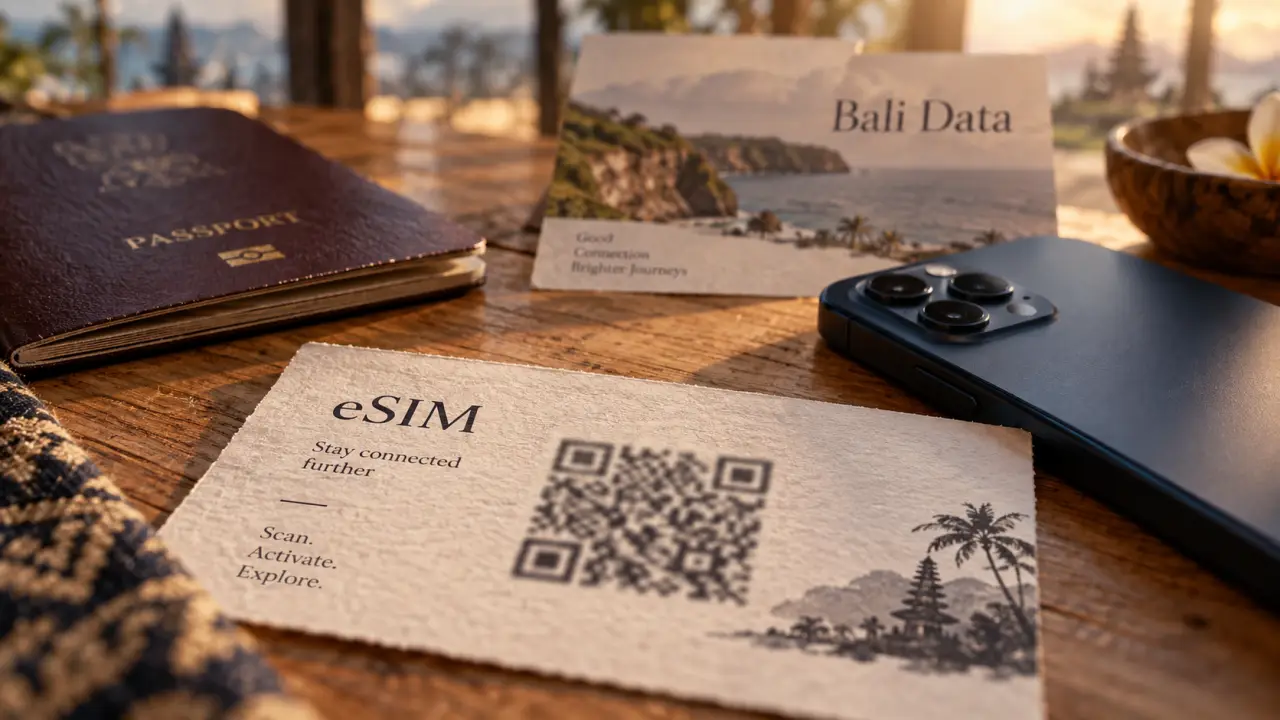 eSIM Bali pour éviter le roaming à l’atterrissage