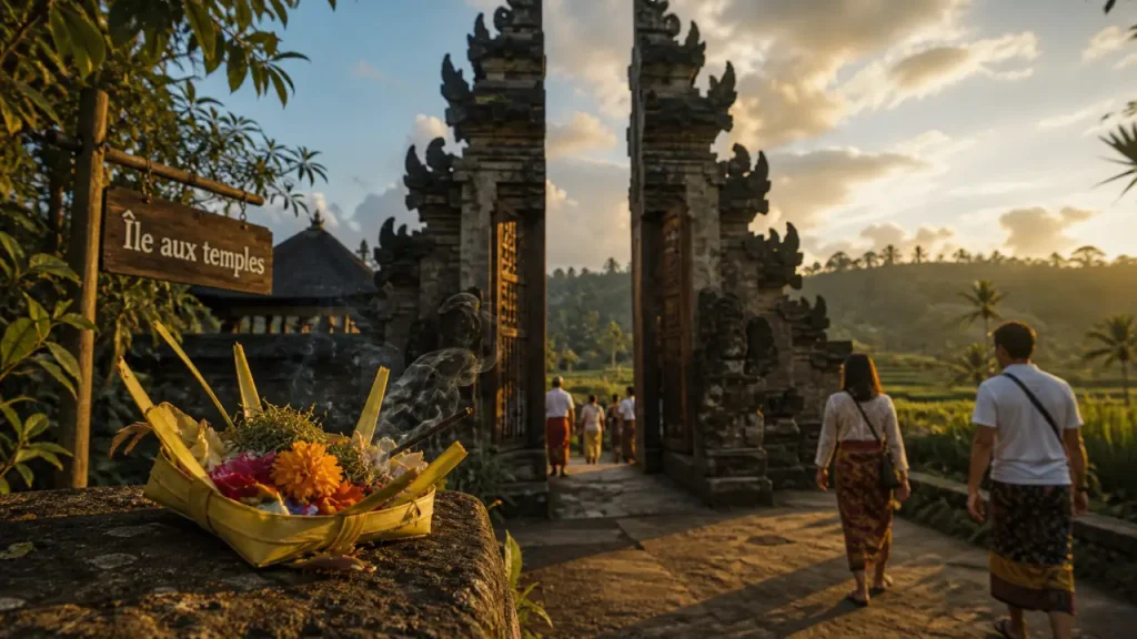 How many temples in Bali : 20 000+ temples, offrande et pura balinais