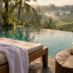 Jungle Fish in Ubud Bali : piscine panoramique dans la jungle