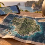 Nusa Penida Bali carte : routes et itinéraire
