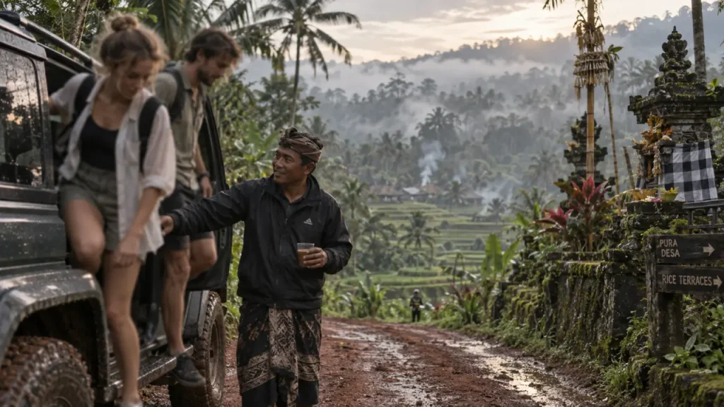 Safari ubud bali près d’Ubud : jungle et rizières