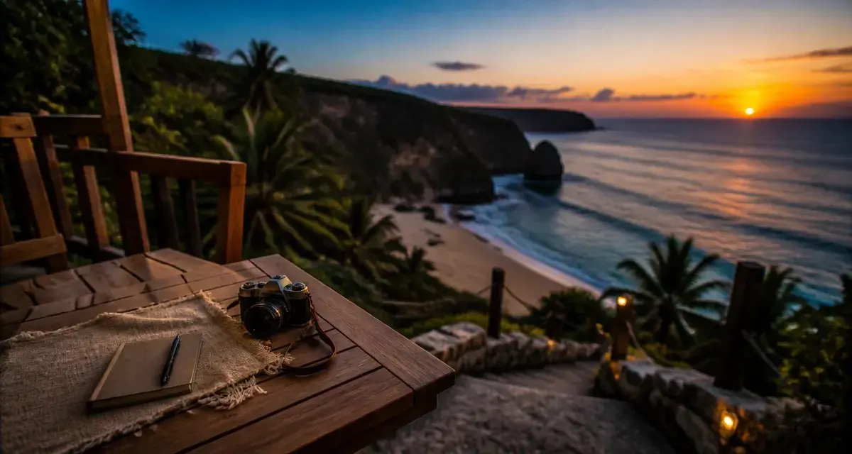 Séjour de rêve Bali : plage d’Uluwatu et coucher de soleil sur l’océan
