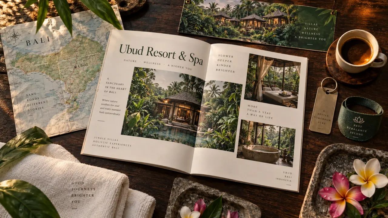 the ubud village resort & spa bali, villas privées à Pengosekan : brochure, clé et spa
