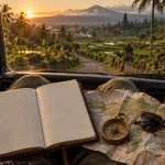Voyage bali circuit : carnet et carte sur la route des rizières