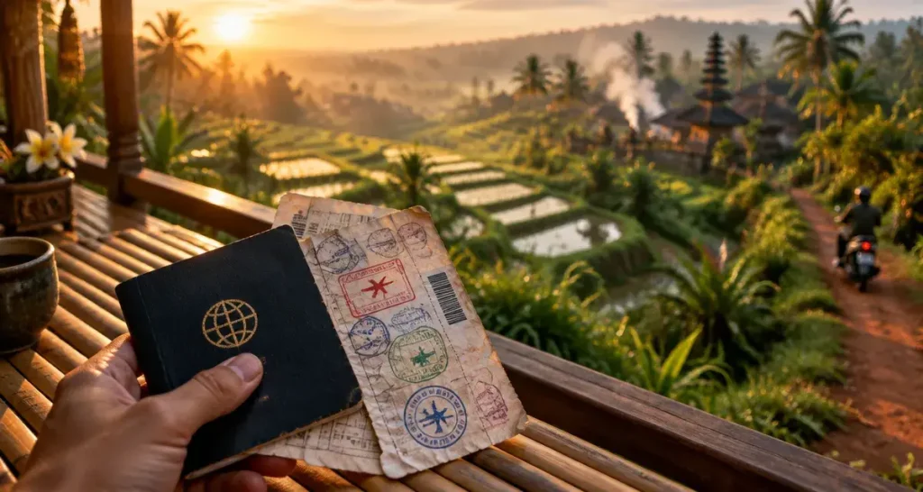 Bali voyage quand partir : rizières au lever du soleil, mer calme, moins de foule