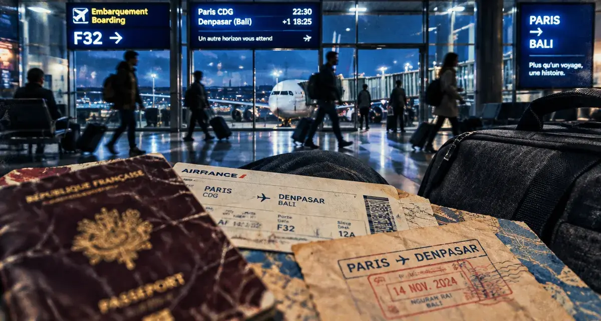 duree voyage paris bali : 18 à 25 h porte à porte, escale à prévoir