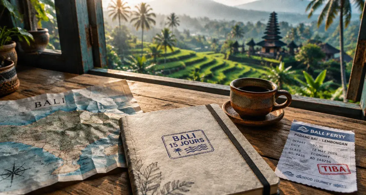Itinéraire voyage Bali 15 jours : rizières, volcans et îles