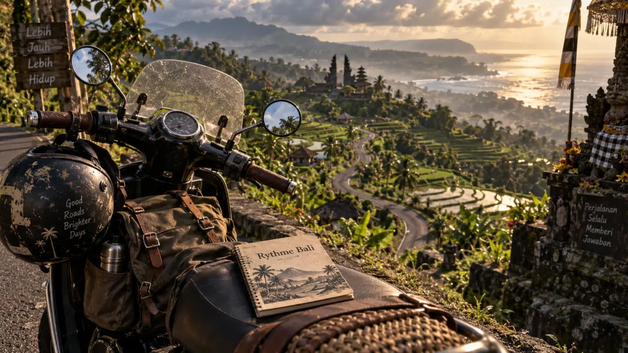 Preparer son voyage a bali : scooter et rizières en terrasses, route montagne