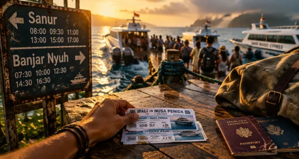 Traghetti Bali Nusa Penida : Sanur et Kusamba, tickets au port.