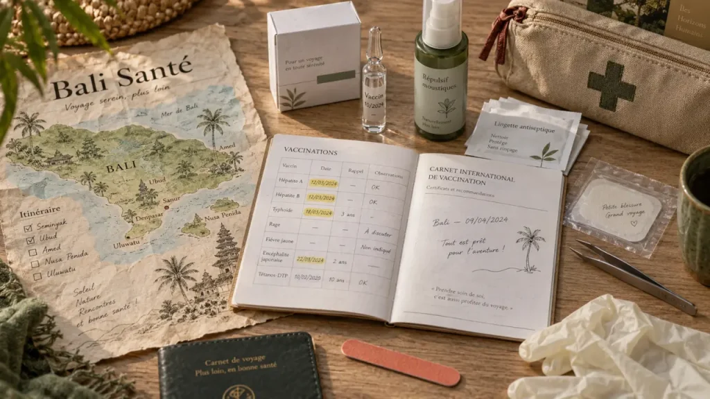 Vaccin voyage Bali : les injections utiles, celles à discuter et le piège des moustiques