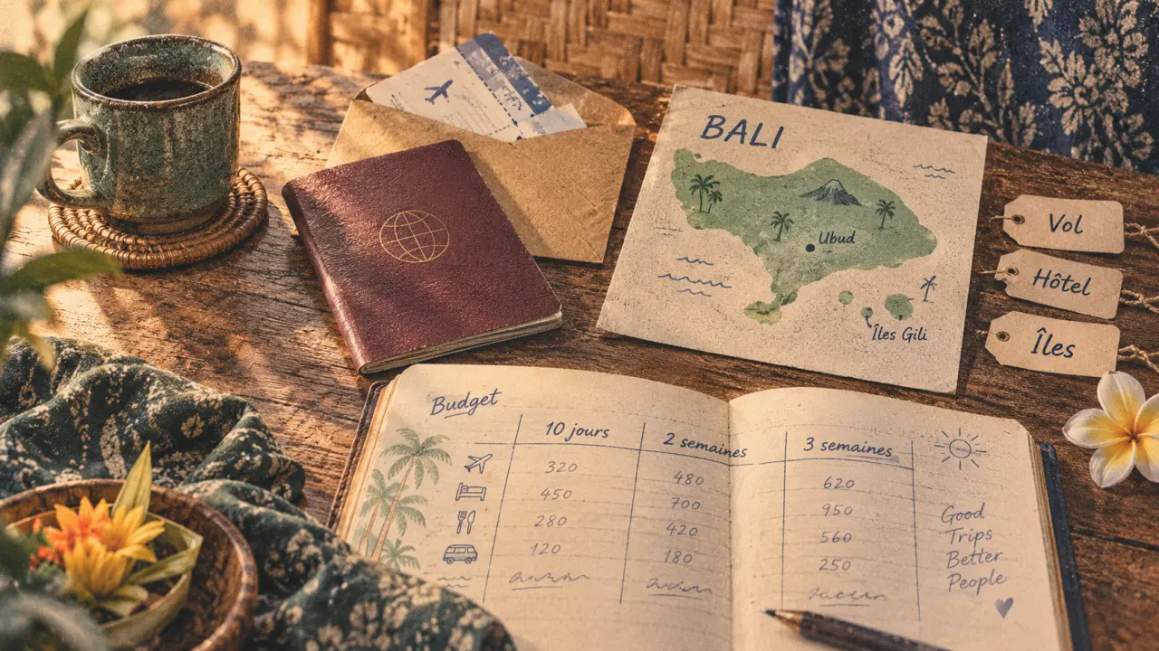 Voyage à Bali tarif : budget 10 jours, 2 ou 3 semaines