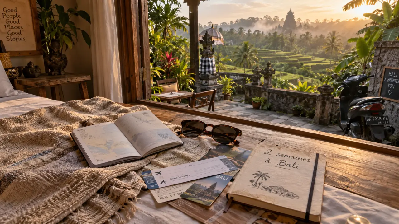 Voyage Bali 2 semaines : rizières et temple à Ubud